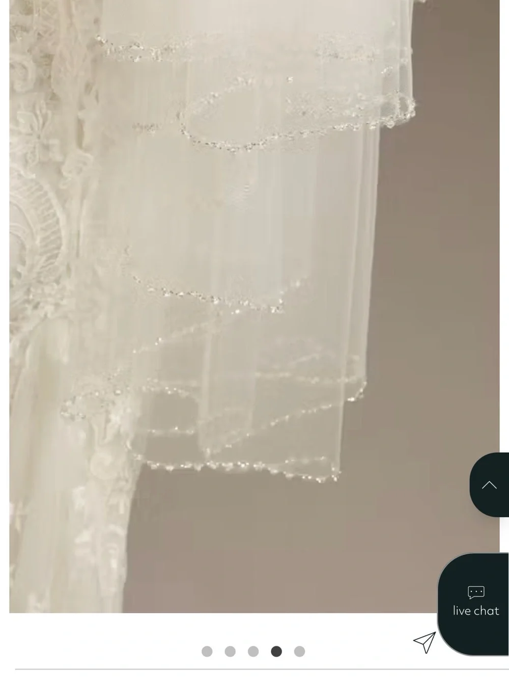 Davids Bridal layered bridal